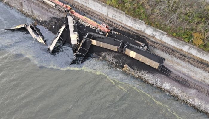 Real Life Incident: Mississippi River Barge And Train Collision
