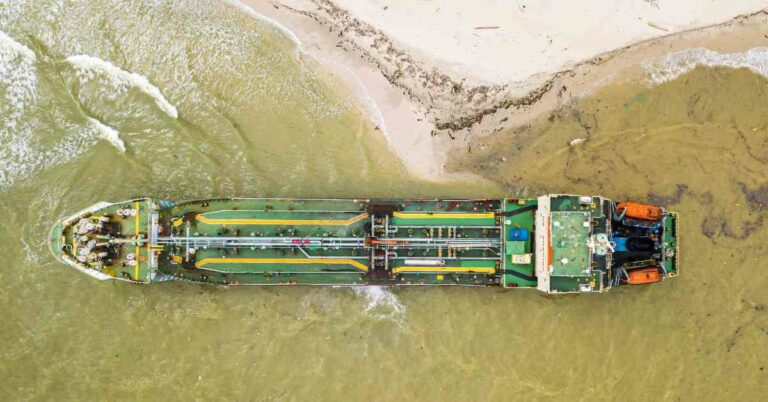 Dark Fleet Oil Tanker Carrying Venezuelan Oil Runs Aground In Indonesia